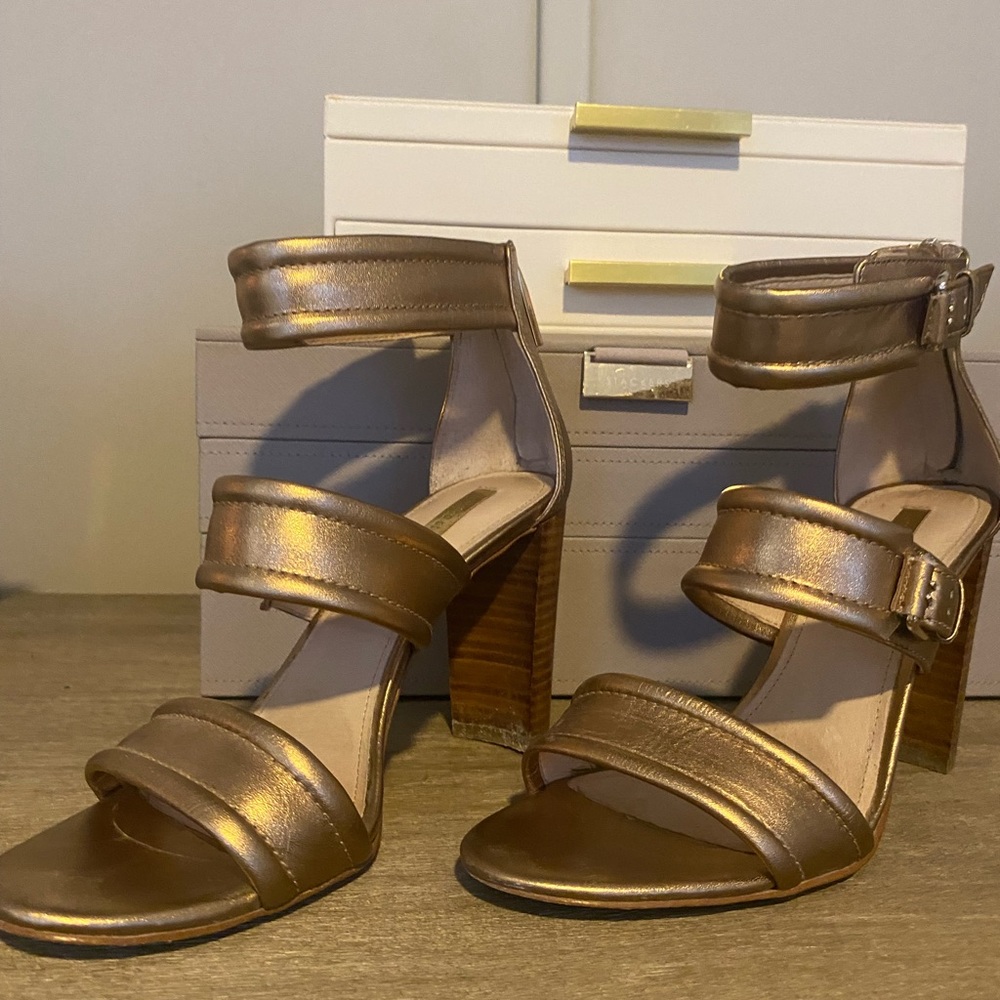 Gold heels